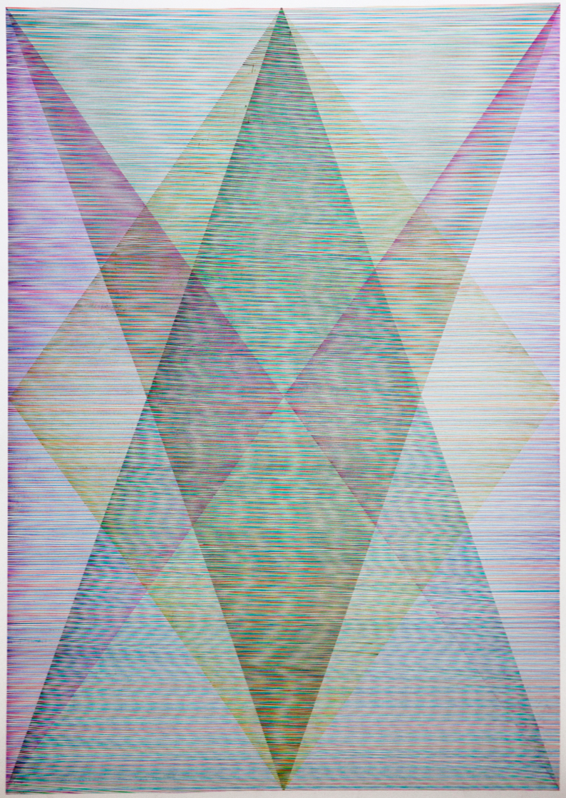 Maureen-Kaegi-o.T-2023-ECCO-Pigment-auf-Papier-100x70cm-2